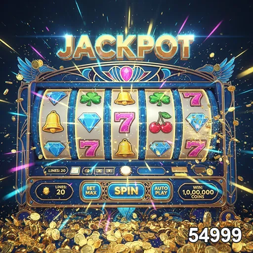 Imagem de jogos de caça-níqueis no site 54999, destacando opções de slots para diversão e apostas online.