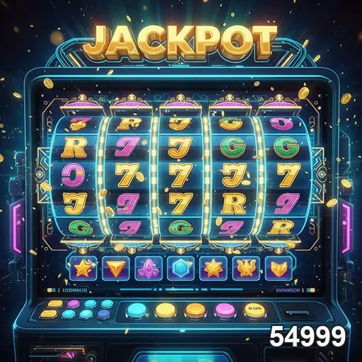 Imagem de slots de cassino no site 54999, mostrando várias opções de apostas e jogos para entretenimento.